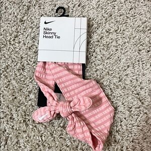 Nike Pink and White Head Tie